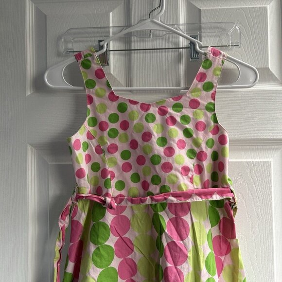 Miss Attitude Girls 10 Polka Dot Dress Vtg Barbie Fairy Easter Cottagecore - Picture 3 of 9